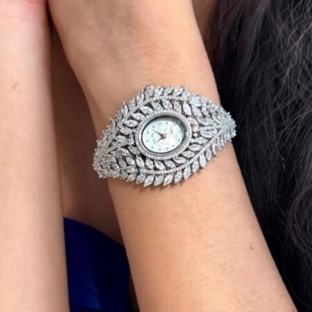 Diamond Precision Silver Watch