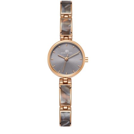 Kenneth Scott Women's Rose Gold Dial Analog Watch -K24502-RCXX