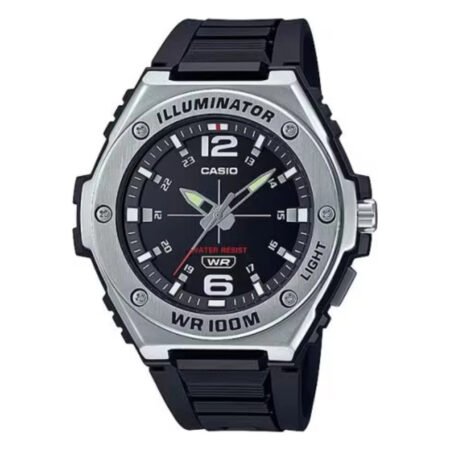 CASIO Men's Analog Black Dial Watch - MWA-100H-1AVDF