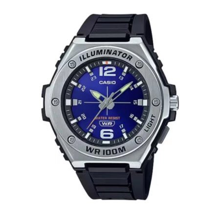 CASIO Men's Analog Blue Dial Watch - MWA-100H-2AVDF
