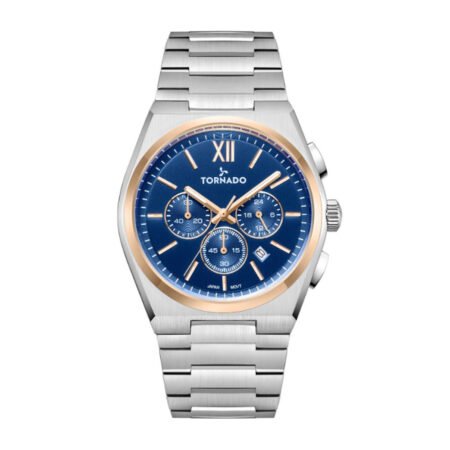 Tornado Aurora Nova Men's Multi Function Blue Dial Watch - T24105-KBSN