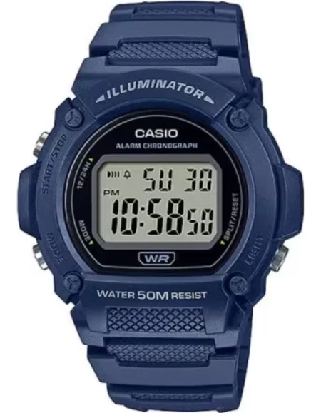 CASIO Men's Digital Grey Dial Watch - W-219H-2AVDF