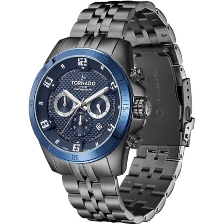 Tornado Celestia Chrono Men's Blue Dial Chronograph Watch - T3149B-XBXL