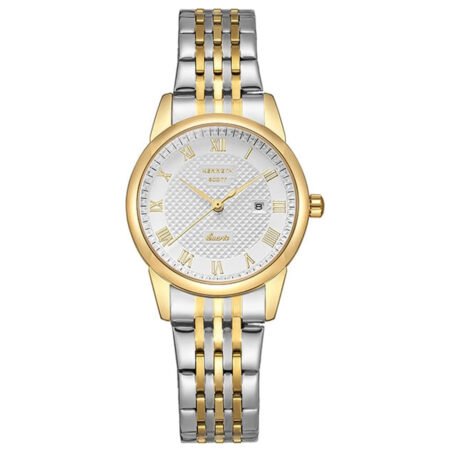 Kenneth Scott Women's White Dial Analog Watch - K23530-TBTW